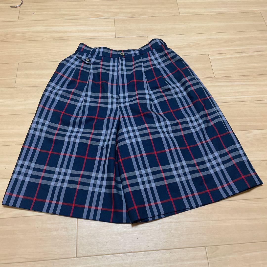BURBERRYノバチェック柄キュロットM 美品 - メルカリ