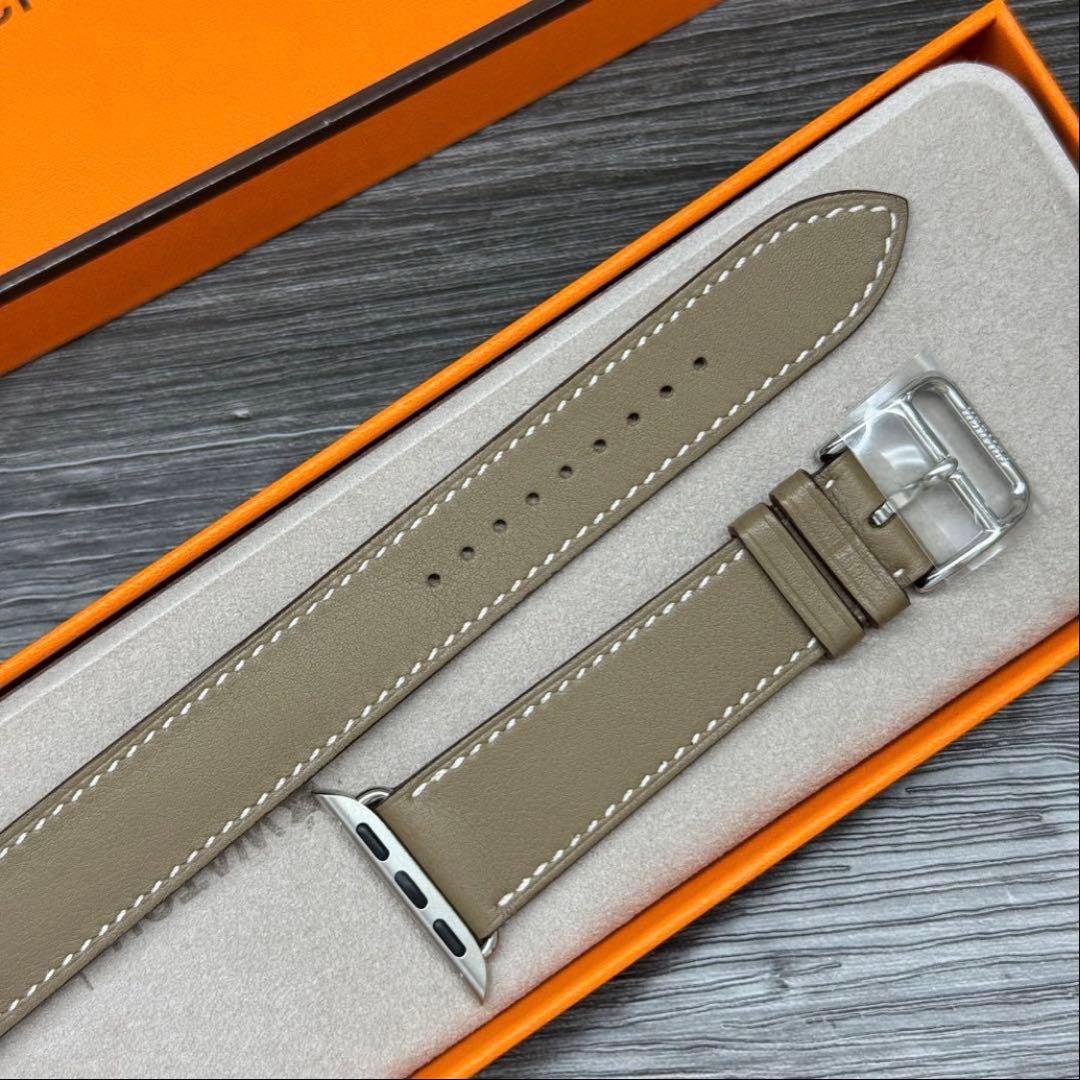2797 未使用 Apple Watch エルメス エトゥープ ドゥブルトゥール
