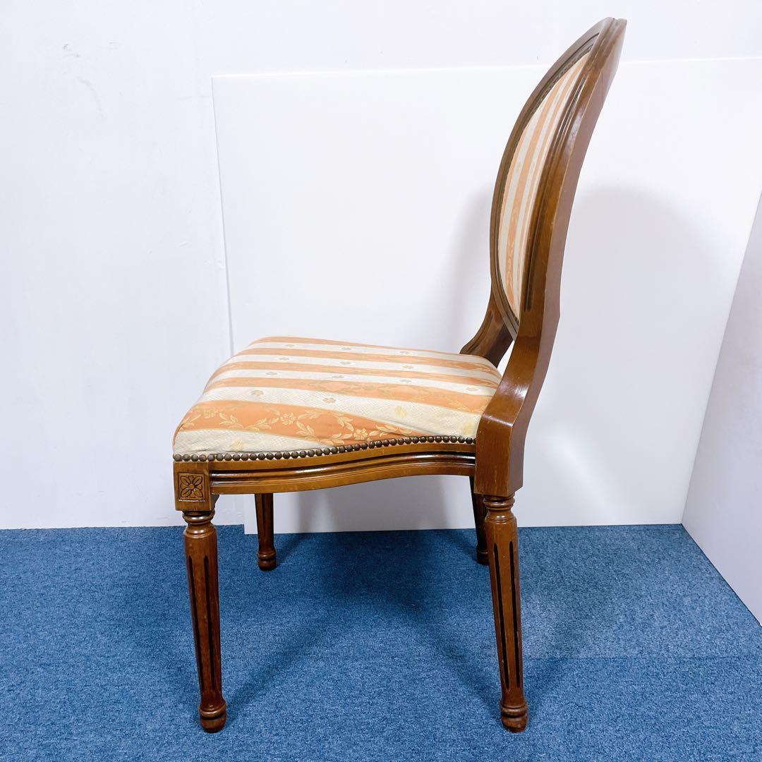 フランスアンティーク①】ルイ16世様式 華麗ストライプ織物張