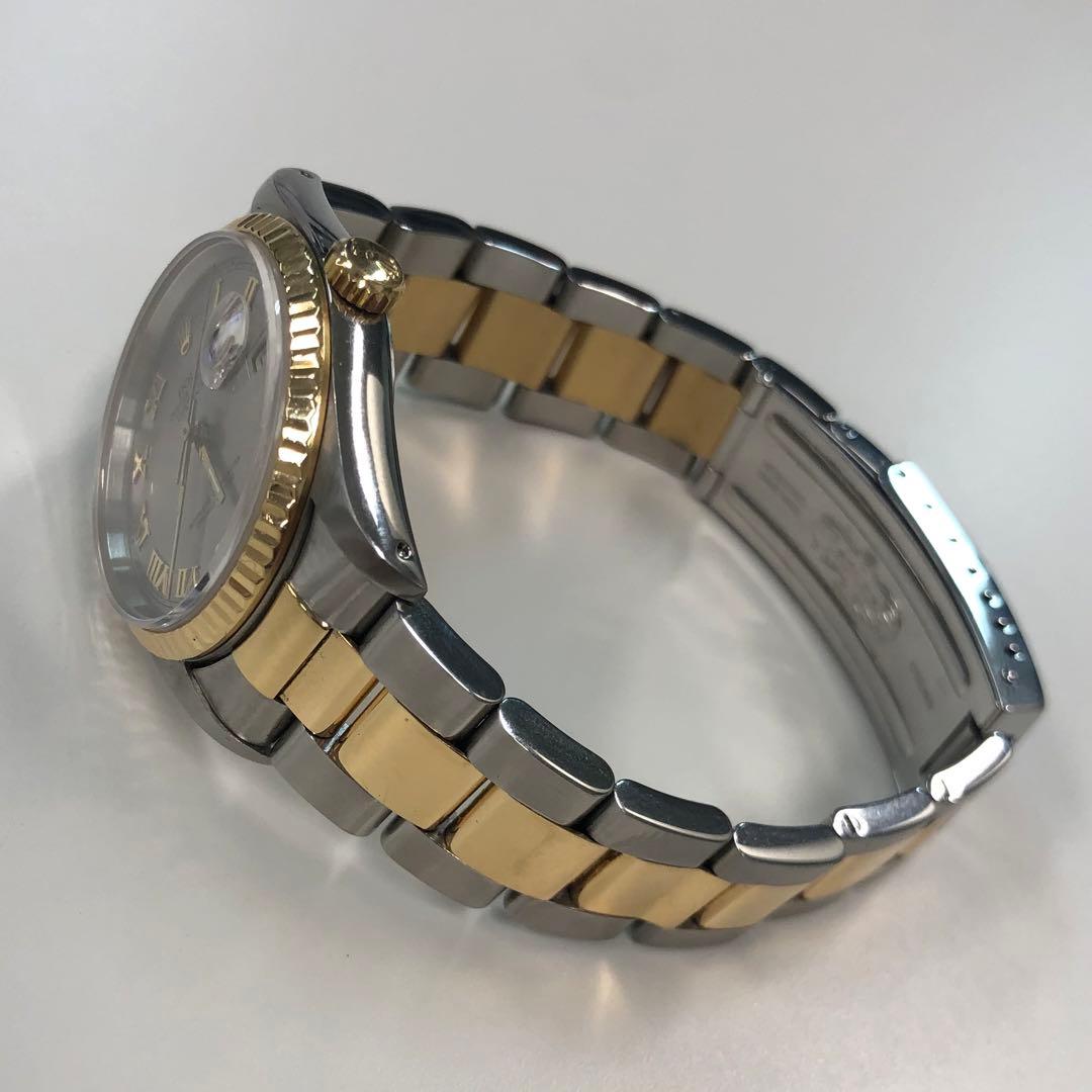 値下げロレックス純正 K18 オイスターブレス ベルト コンビ メンズ