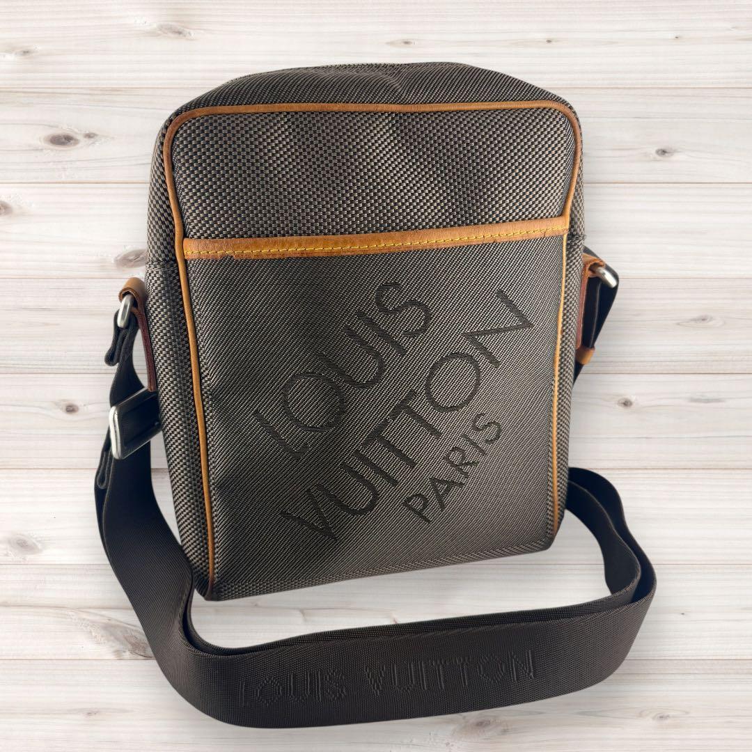 良品】LOUIS VUITTON ダミエ ジェアン シタダン 斜め掛け ヌメ革