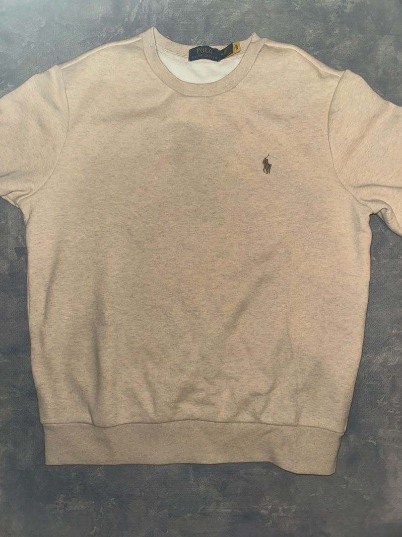 Polo Ralph Lauren ベージュ M トレーナー ポロラルフローレン Polo Ralph Lauren ベージュ トレーナー - メルカリ