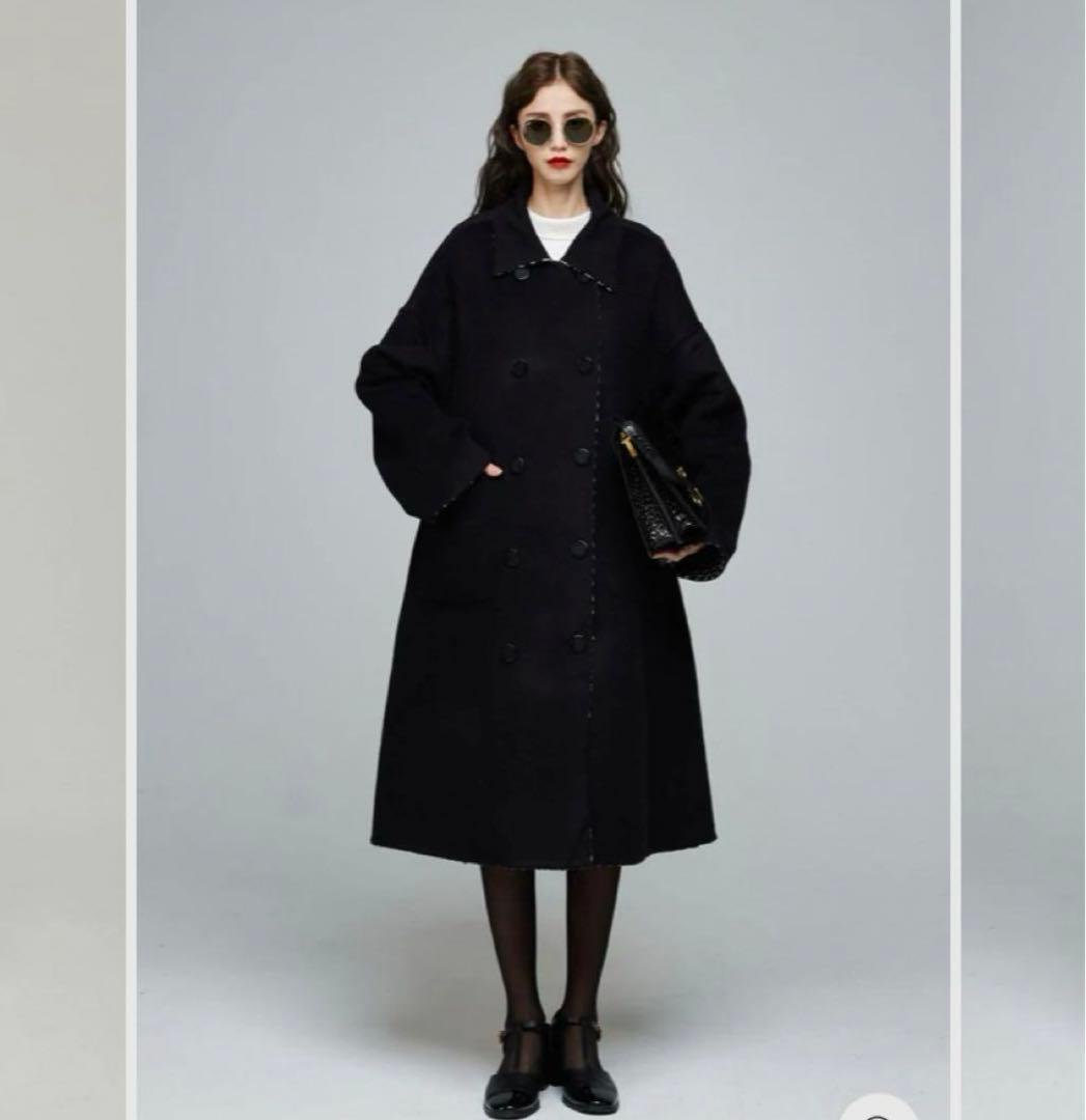 tnewties 口角にほくろがある彼女 リバーシブルコート - メルカリ