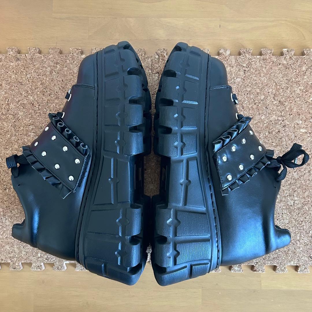 pium ぴうむ ピウム フリルベルトボリュームスニーカー 厚底スニーカー