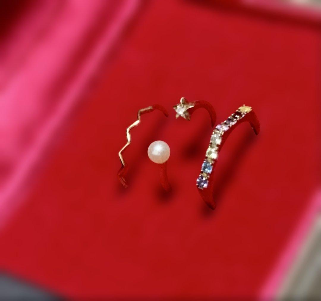 2015 CHRISTMAS LIMITED(クリスマス限定） 3連リングセット - メルカリ