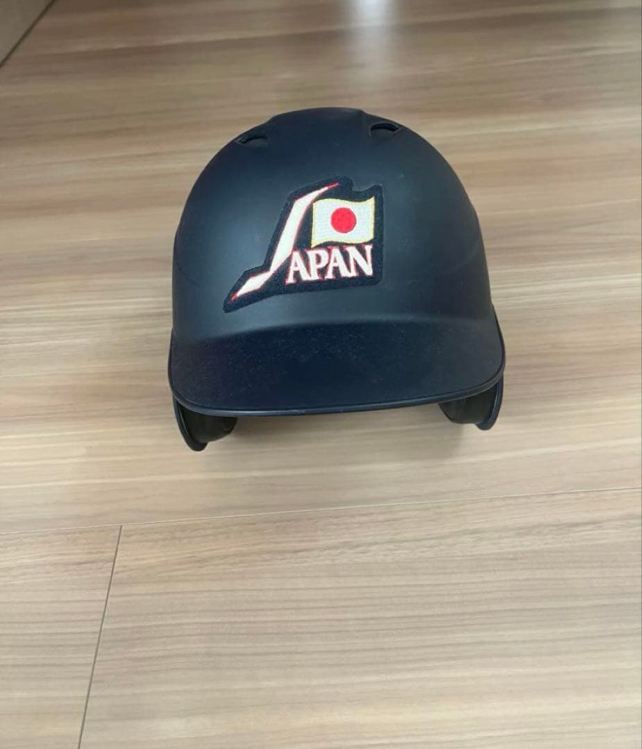 サ*カ様 【貴重】　日本代表支給品　野球ヘルメット 軟式用ヘルメット(両耳付打者用／野球)|1DJHR111|ヘルメット