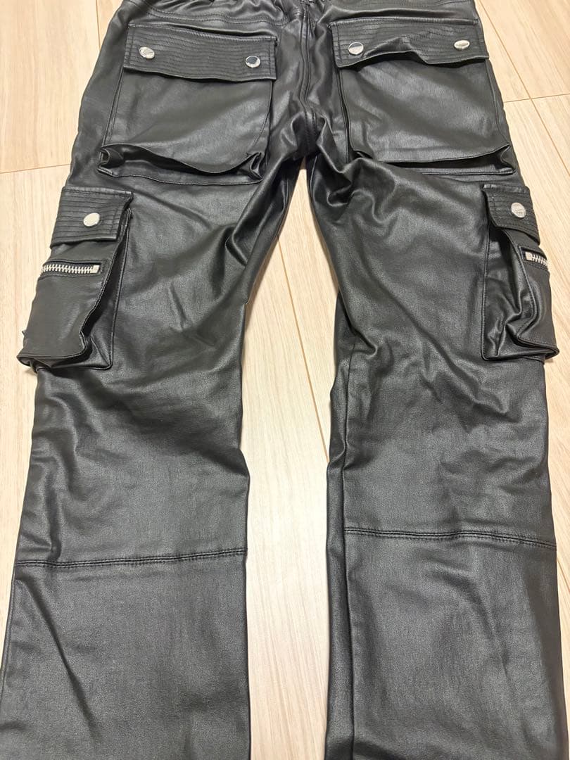 メルヴィンス mlvince type4 レザーカーゴパンツ サイズ30 - メルカリ