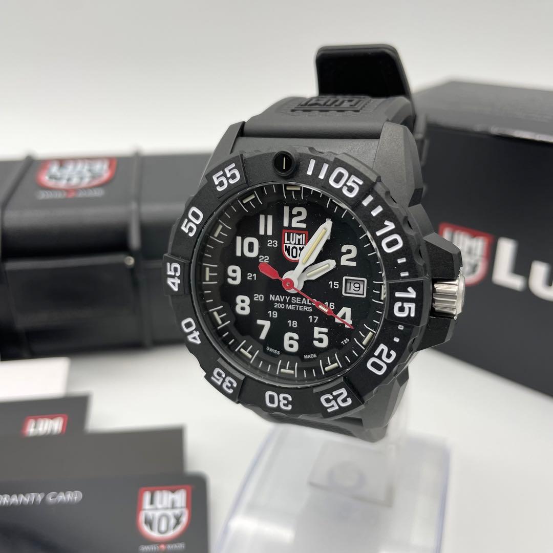 ほぼ未使用】ルミノックス Ref.3501 REDHAND 箱 保証書 - メルカリ