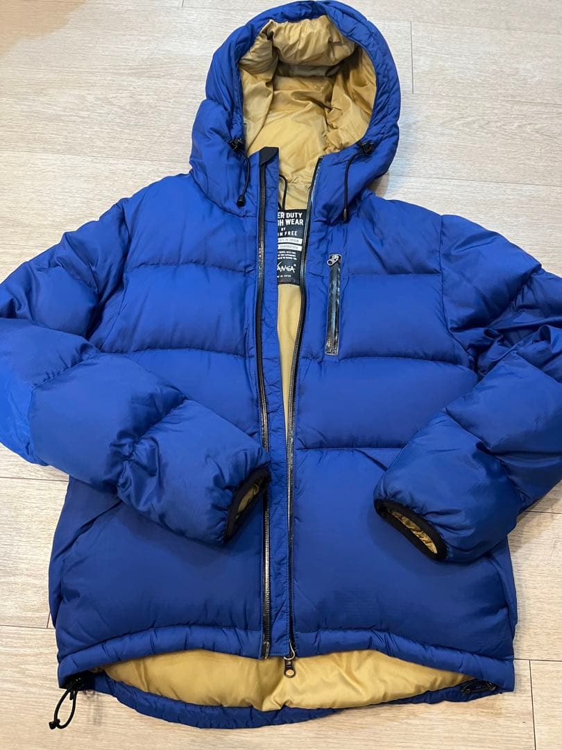 NANGA SUPER DUTY TOUGH WEAR ダウンジャケット ブルー