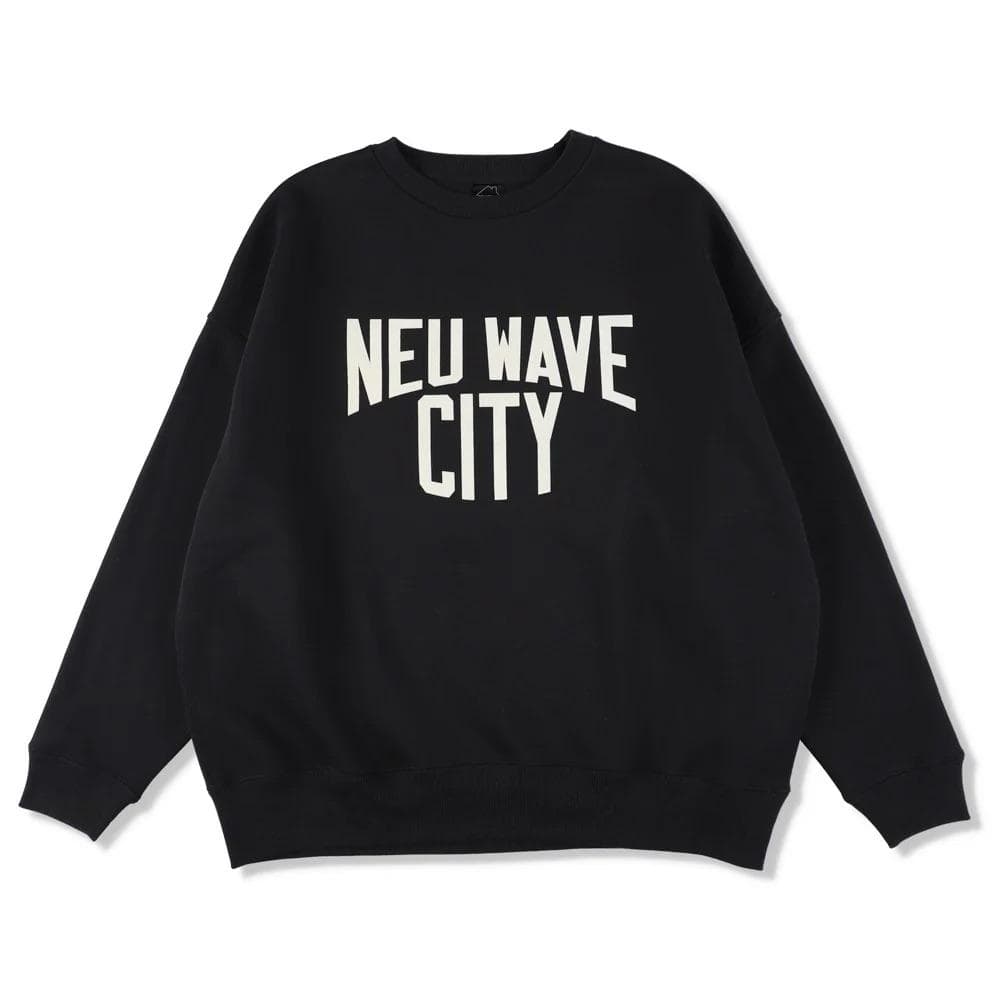 新品 イズネスミュージック NEU WAVEスウェット ブラック　イズネス 新品 イズネスミュージック NEU WAVEスウェット ブラック イズネス