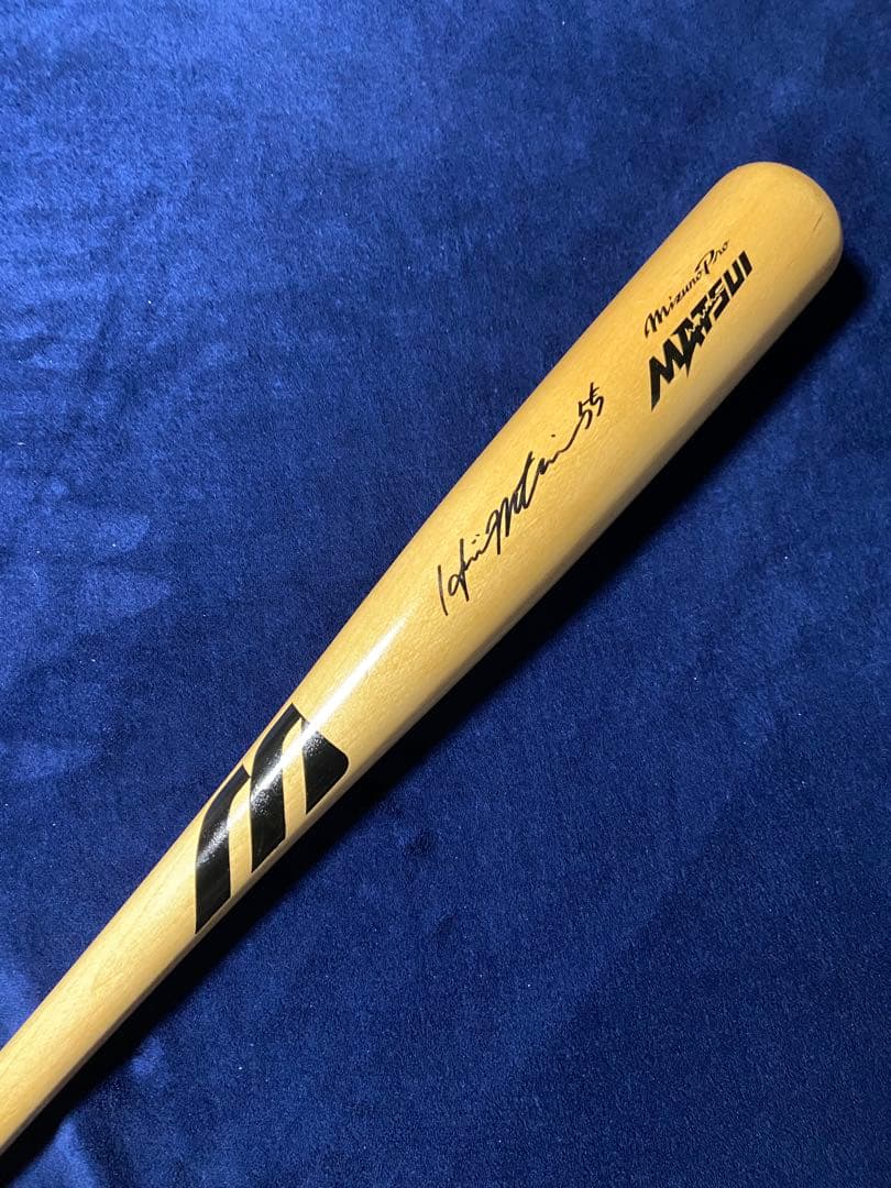 松井秀喜選手直筆サイン入りバット硬式特製実使用支給品 - メルカリ