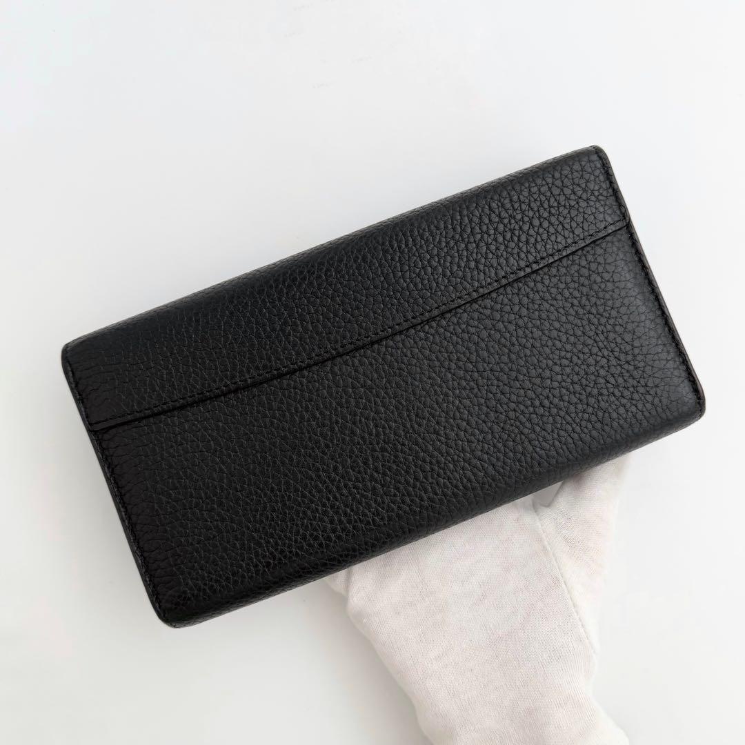 極美品✨ルイヴィトン ポルトフォイユ カプシーヌ 長財布 黒 ピンク