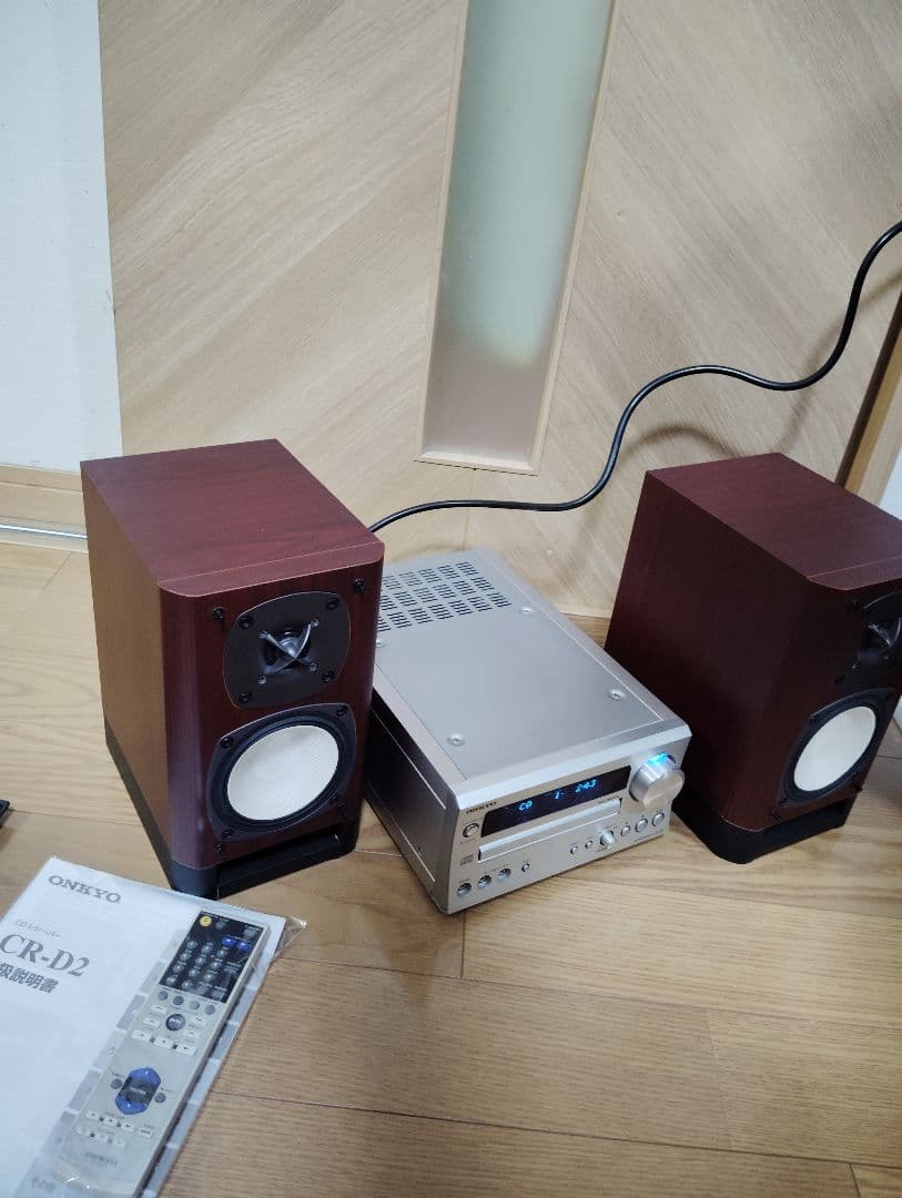 極美品・動作良好✨️ONKYO スピーカー CR-D2 D-D2E CDコンポ - ラジオ