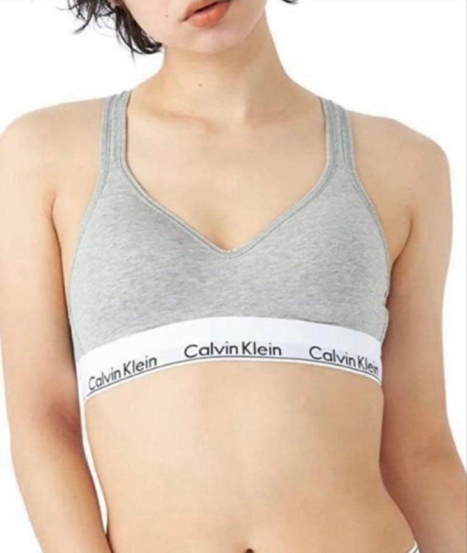 ゆう様専用 カルバンクライン ブラLサイズ/Tバックセット グレー