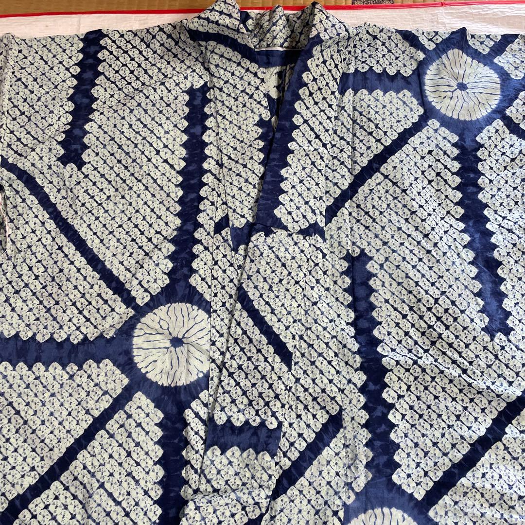 総絞り浴衣　美品
