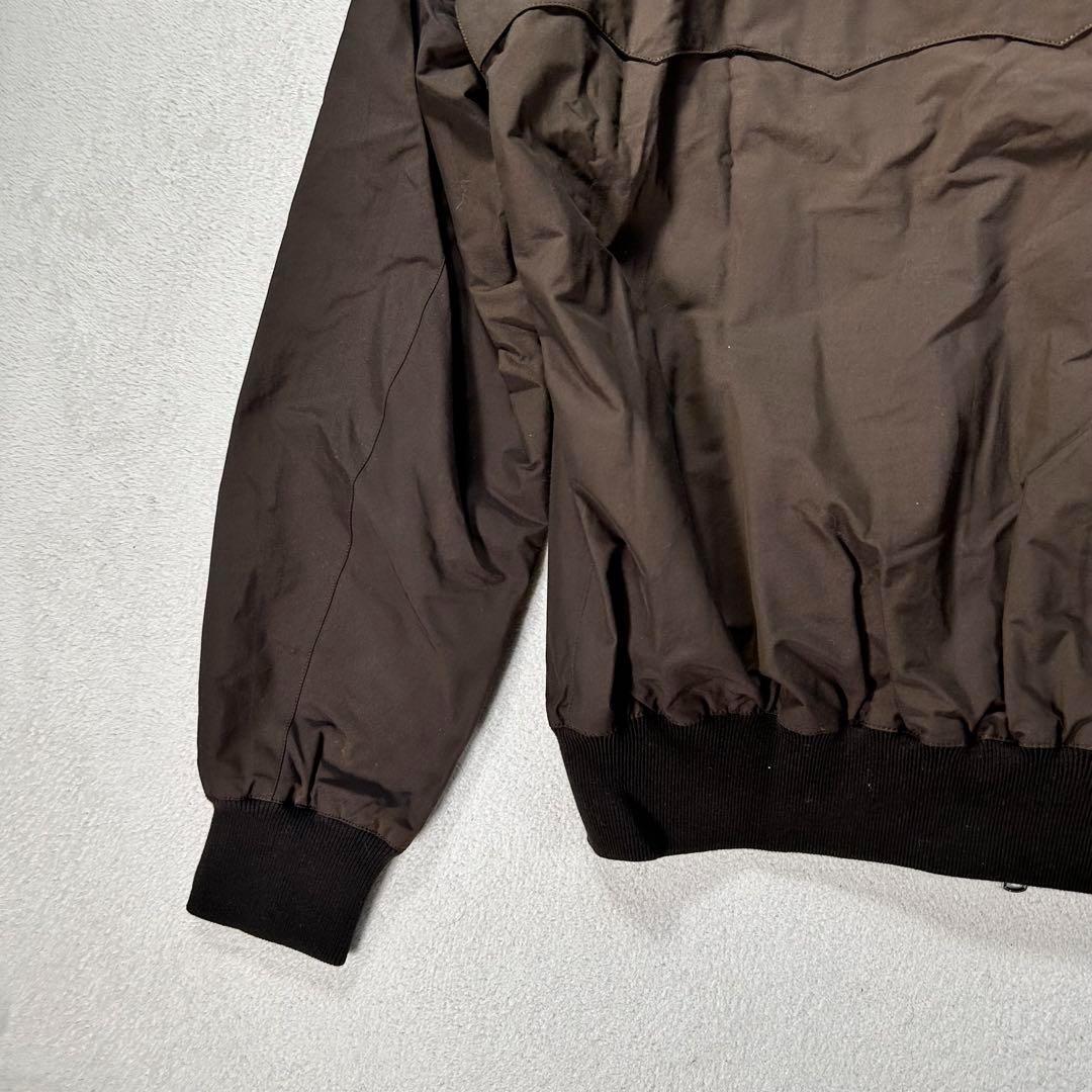 BARACUTA】ハリントンジャケット G9 首元ボタン付き ブラウン 44