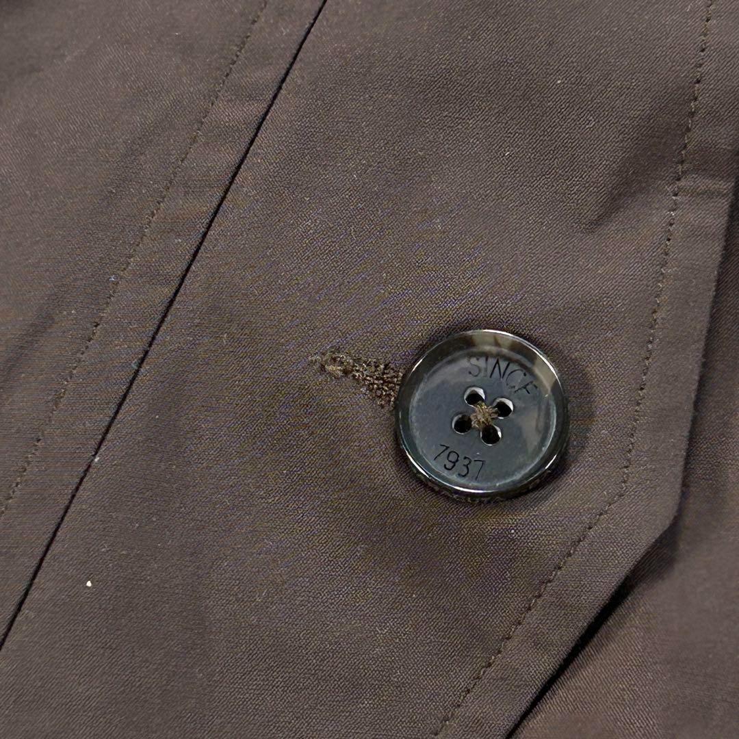 BARACUTA】ハリントンジャケット G9 首元ボタン付き ブラウン 44