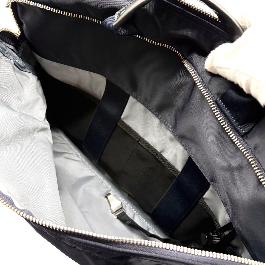 極美品】ポーター リフト 3way ビジネスバッグ リュック A4可 ネイビー