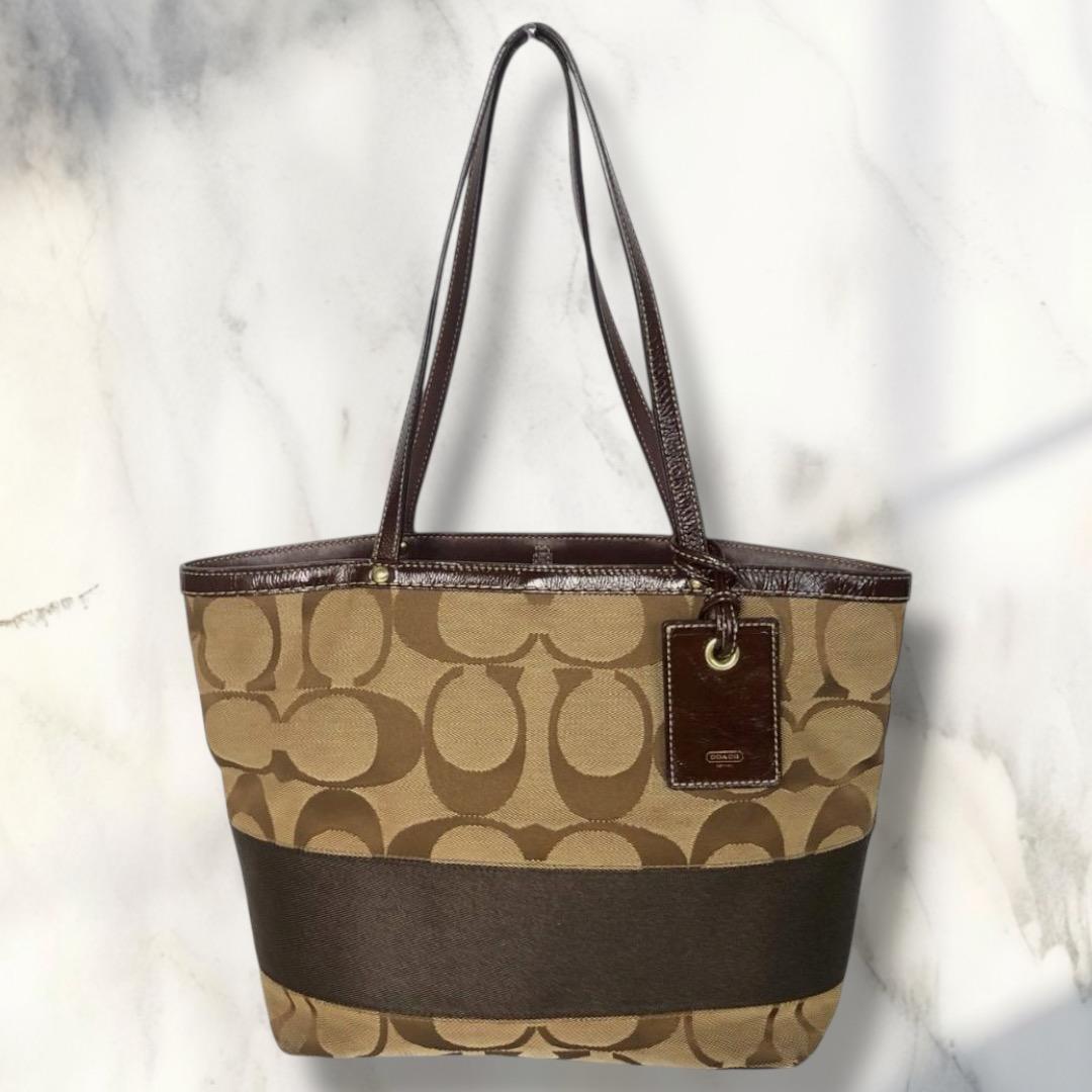 超美品✨ COACH コーチ シグネチャー トートバッグ レディース