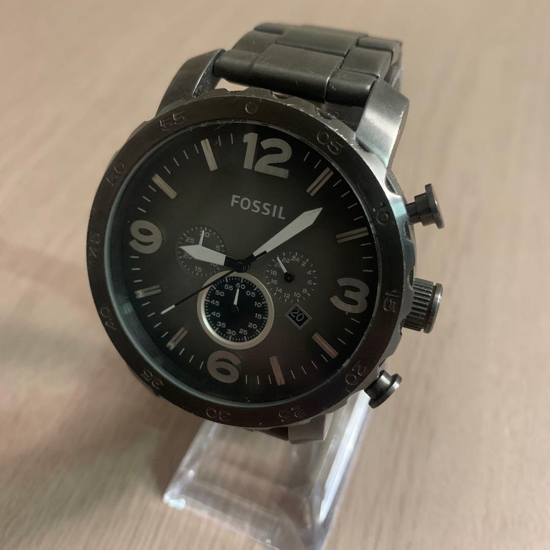 FOSSIL ダークグレー 腕時計 WATCH - メルカリ