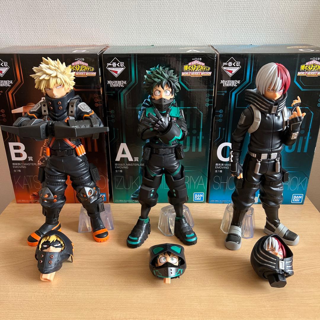 ヒロアカ 一番くじ ワールドヒーローズミッション フィギュアセット