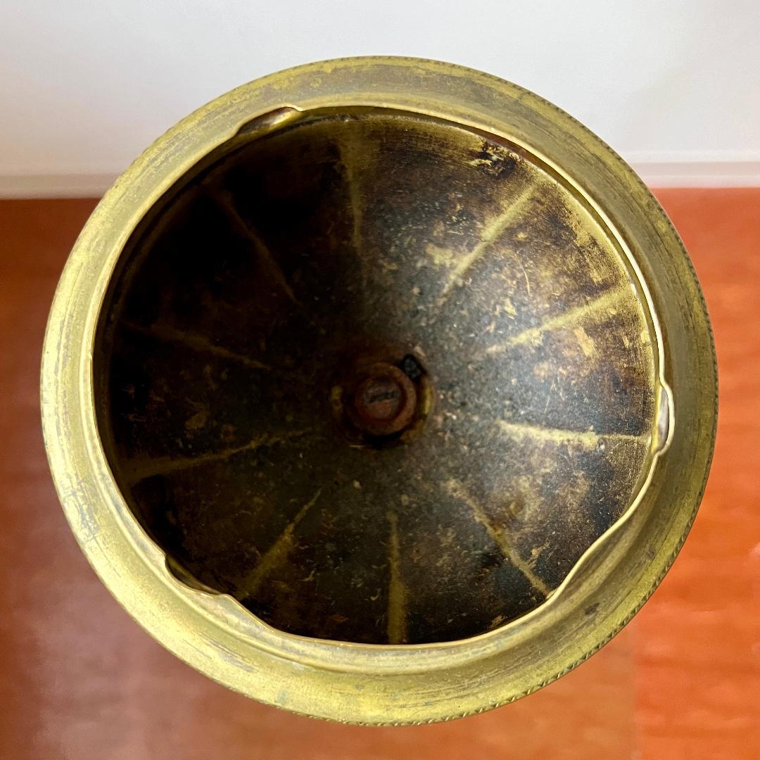 灰皿 スタンド灰皿 フランス製 アールヌーボー ロココ調 アンティーク