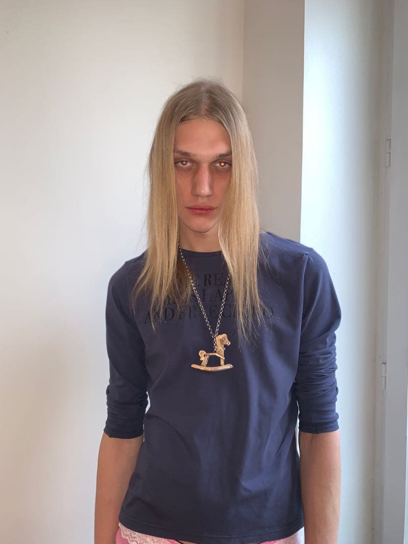 Ans Dotsloevner LONG SLEEVE Gray/Blue