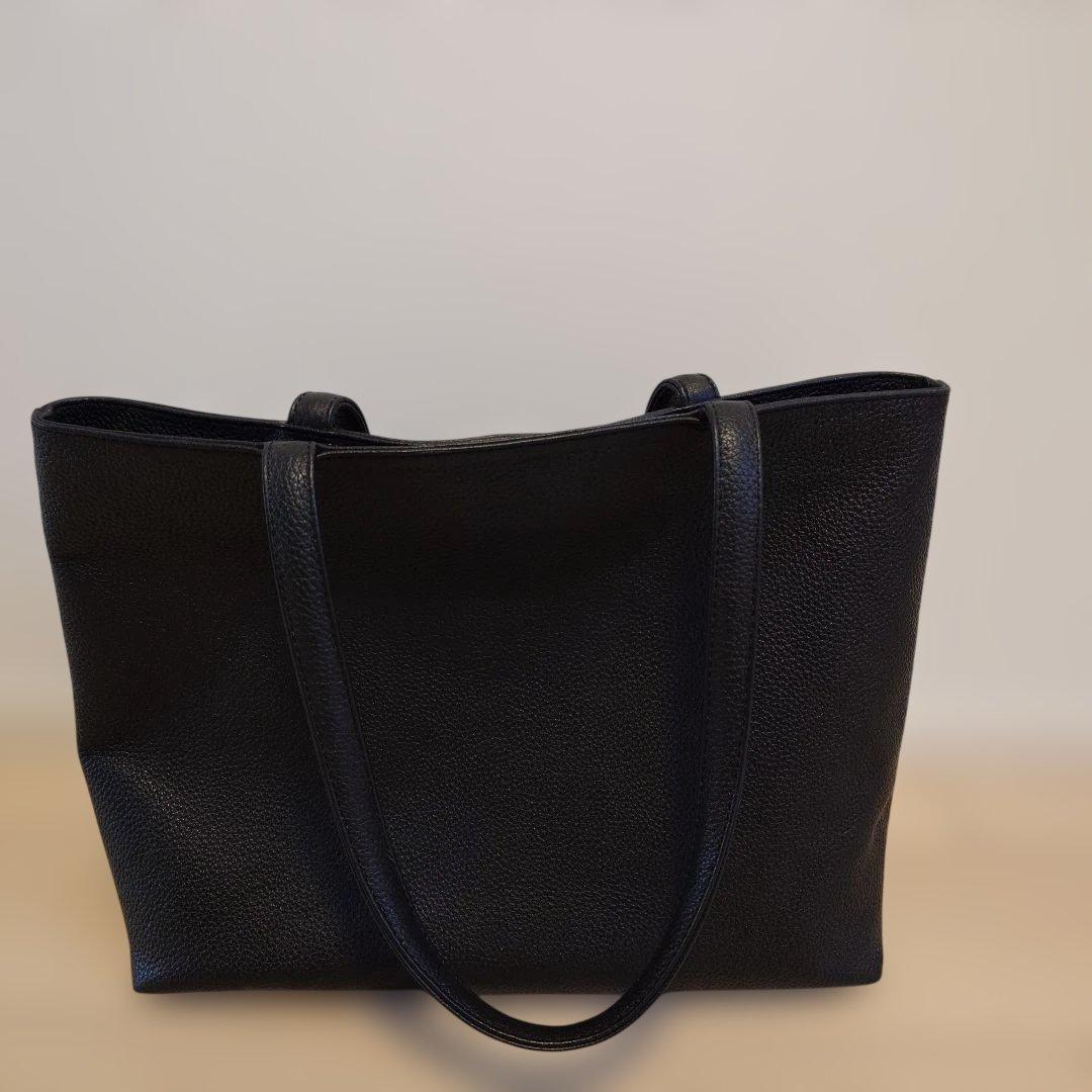 HushTugレザートート　ブラック レザートート ブラック – HushTug