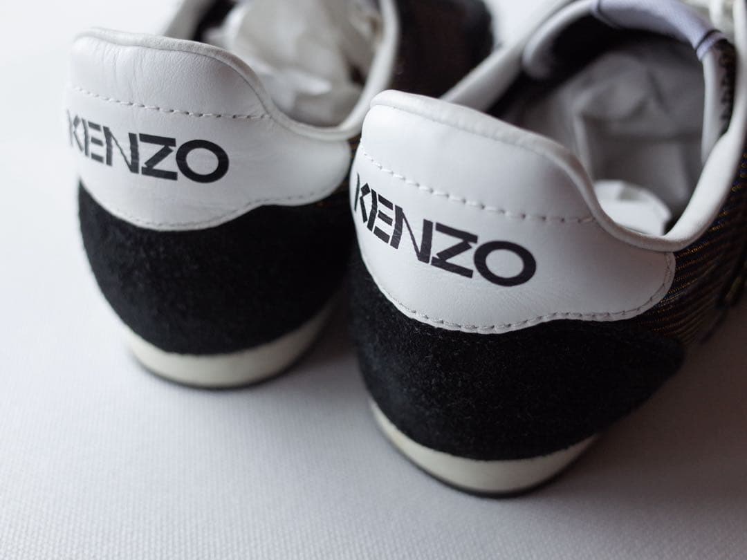 KENZO ケンゾー タイガー 虎刺繍 スニーカー ブラウン系 ラメ 約24cm