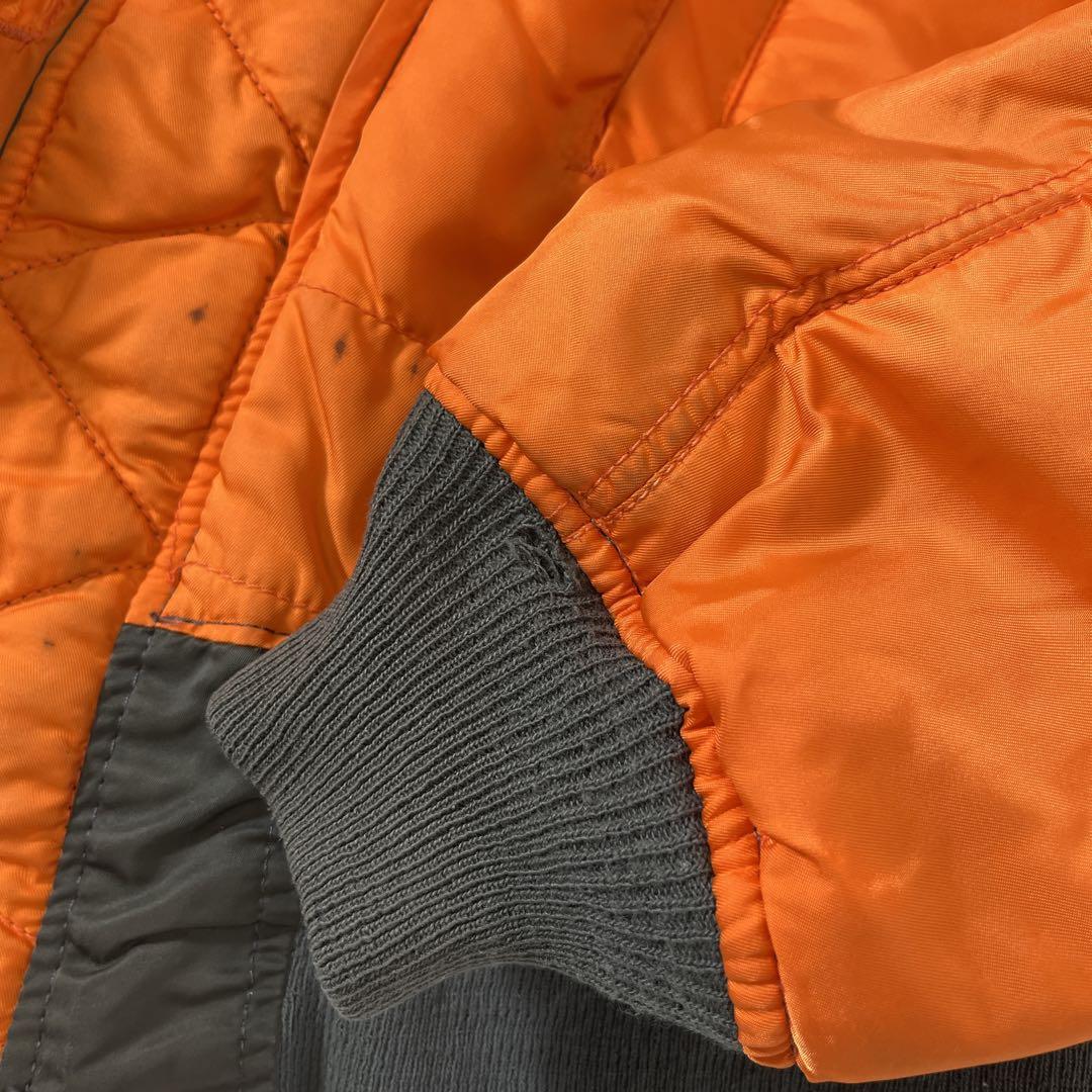 80s 90s アルファ フライトジャケット 《M》 USA製 民間 ma-1