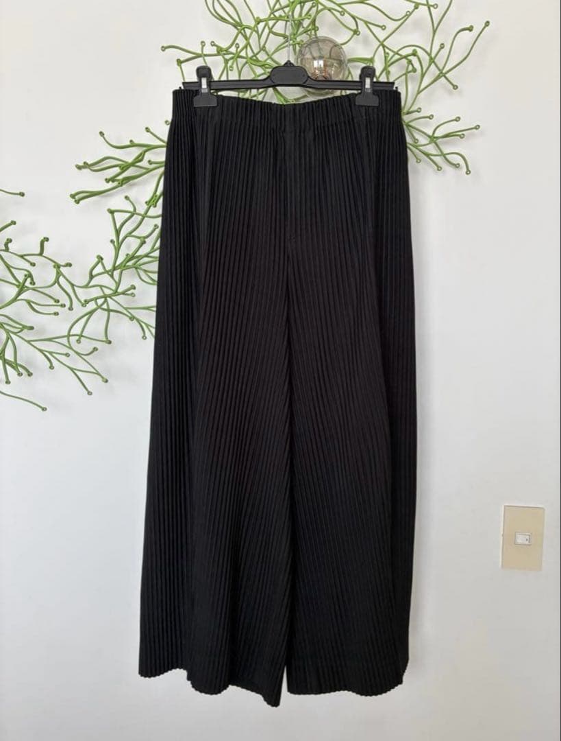 HOMME PLISSE ISSEY MIYAKE プリーツ ワイドパンツ HOMME PLISSE ISSEY MIYAKE/オム プリッセ イッセイ ミヤケ