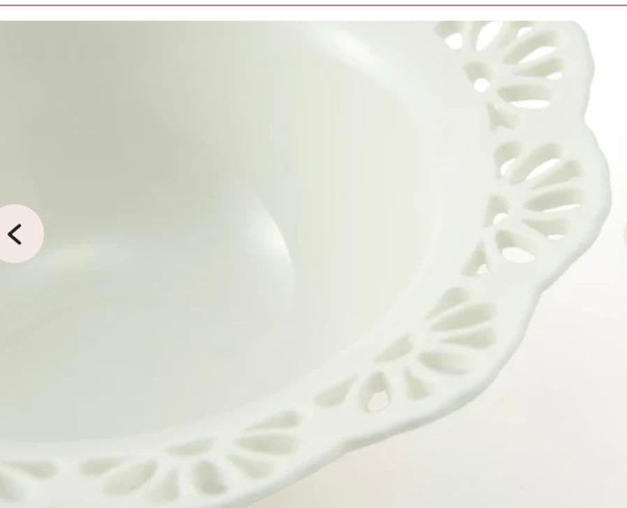 Francfranc パニエレースホワイトプレート＆ボールペアセット新品未