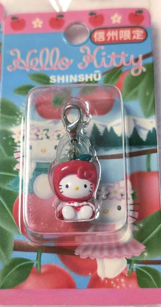 ご当地キティ 根付け 信州限定 りんご - メルカリ