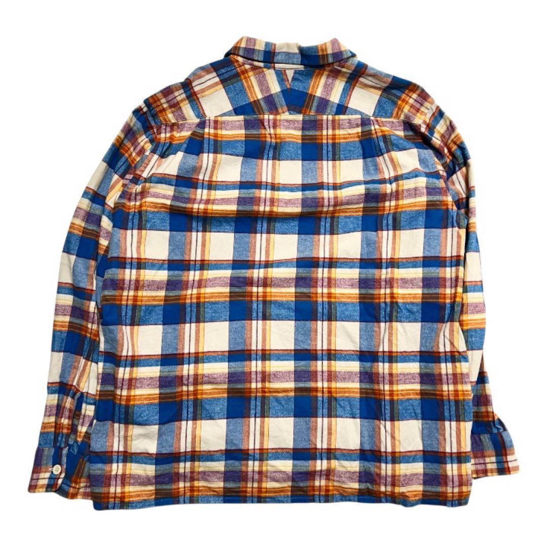 ペンドルトン ボードシャツ L オープンカラーシャツ チェック 美品