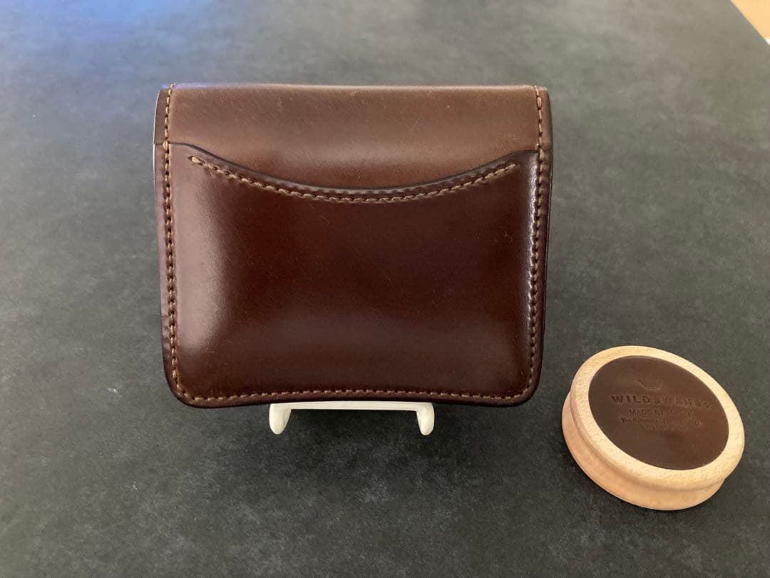 イ*読様 ワイルドスワンズ パーム シェルコードバン マホガニー 銀座8