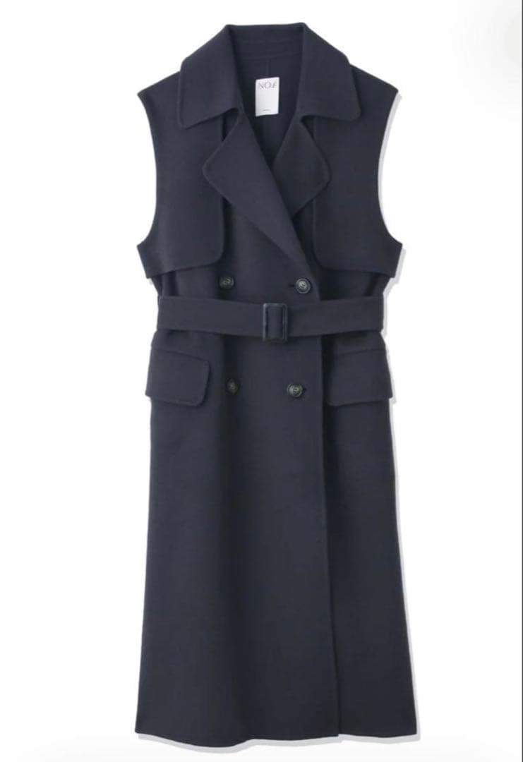 新品 大草直子 ナンバーb ウールリバーロングジレ アマーク - メルカリ