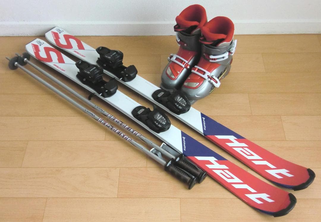 ■■最終特価■Hart■子供用スキーセット■118/22■GRIPWALK■■ Hart（ハート） INNOCENCE RC TEAM ＆ HART Hart Frozen JG 板＋