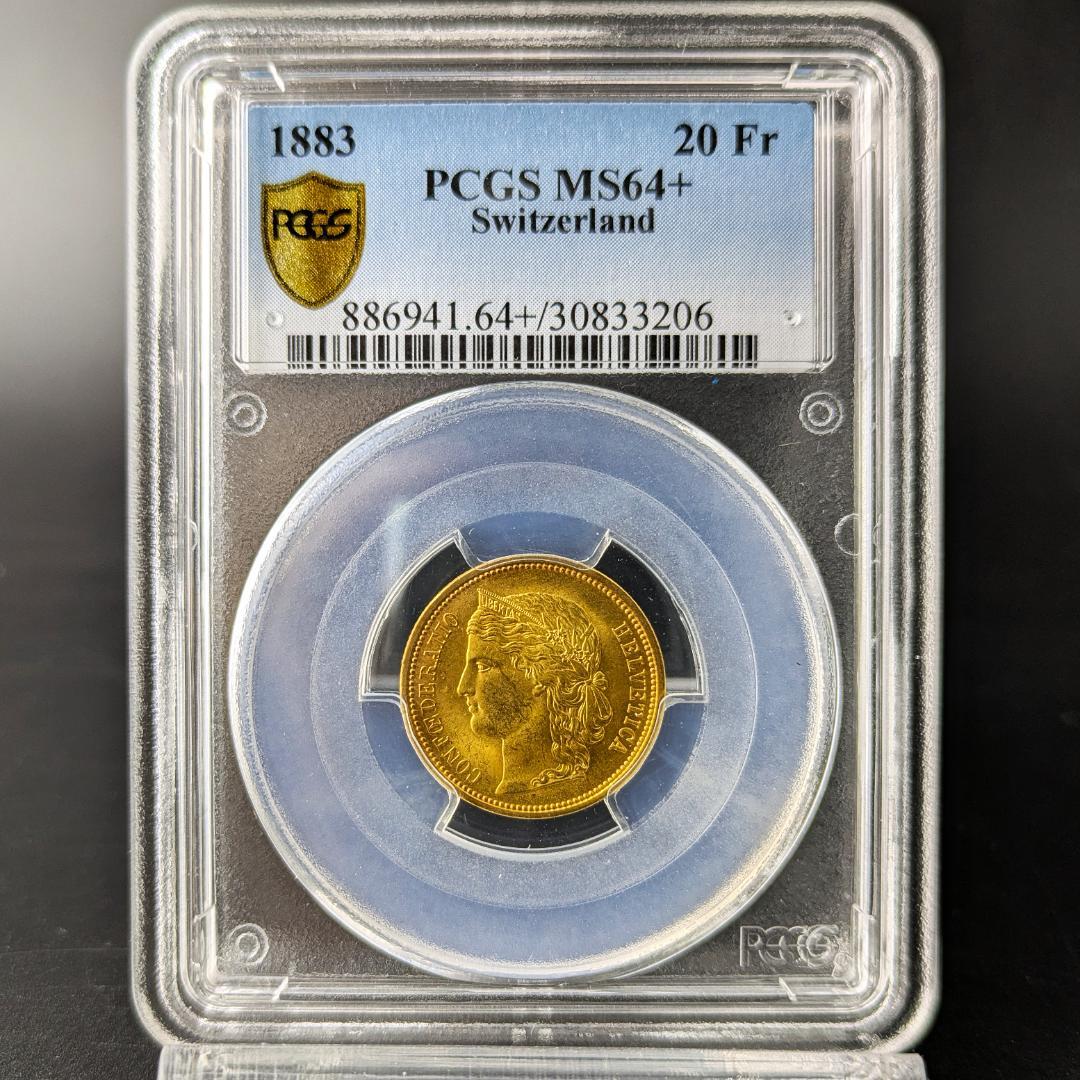 アルプスの少女ブレネリ☆1883年スイス 20Fr 金貨 PCGS MS64+ - メルカリ