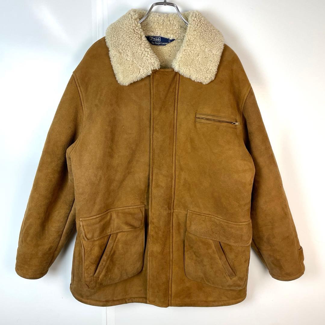 90s/Polo by Ralph Lauren/シープスキンムートンジャケット - メルカリ