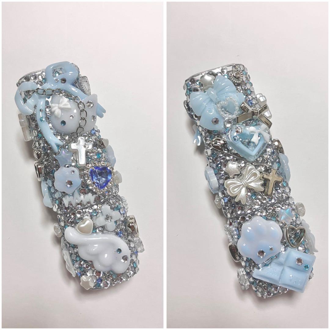 アイコス iQOS iQOSケース 水色 デコ イルマワン - メルカリ