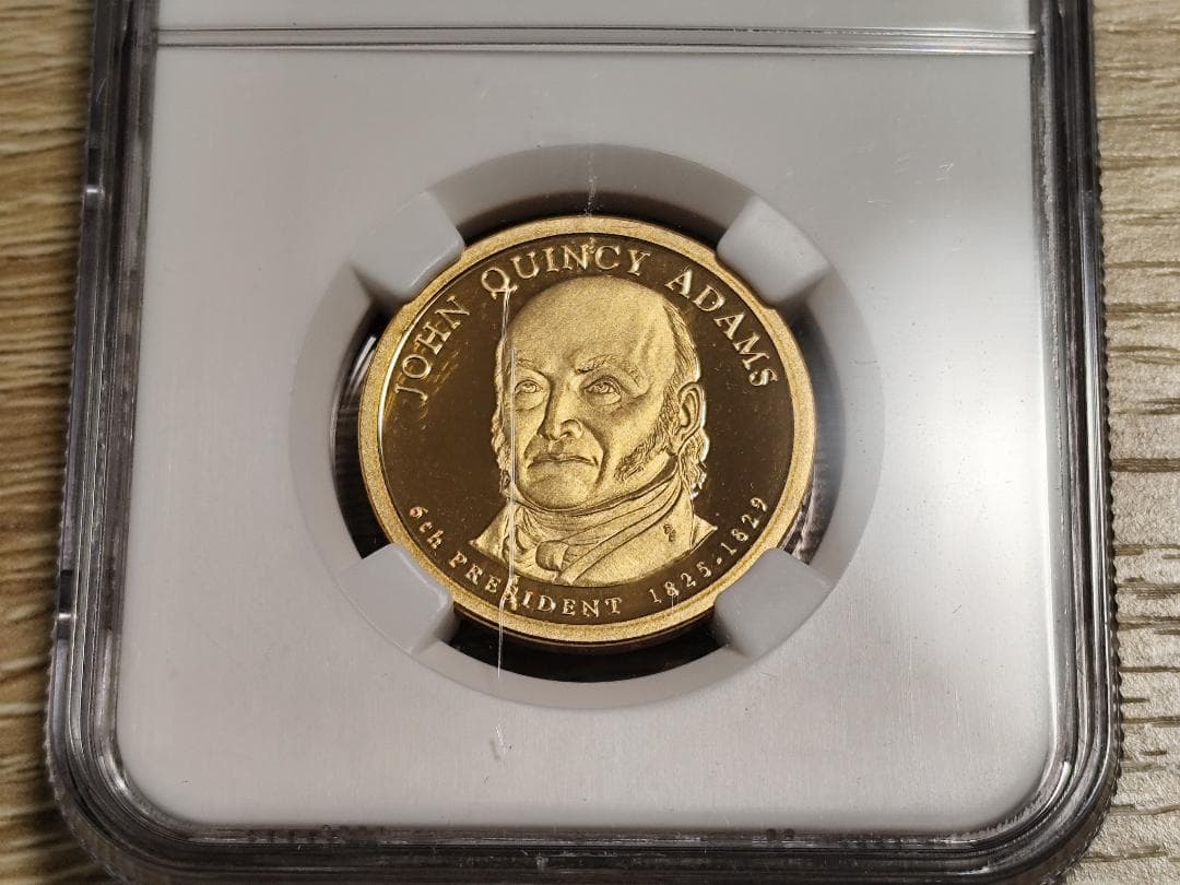 訳あり】NGC PF69☆2008 アメリカ 6代大統領 1ドル コイン 硬貨 - メルカリ