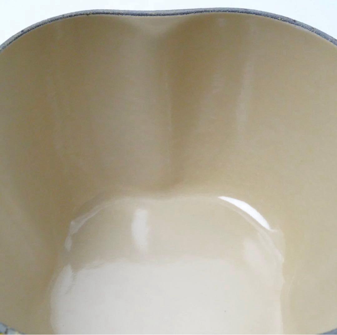 極美品】LE CREUSET ピーマンココット ディジョンイエロー 18cm