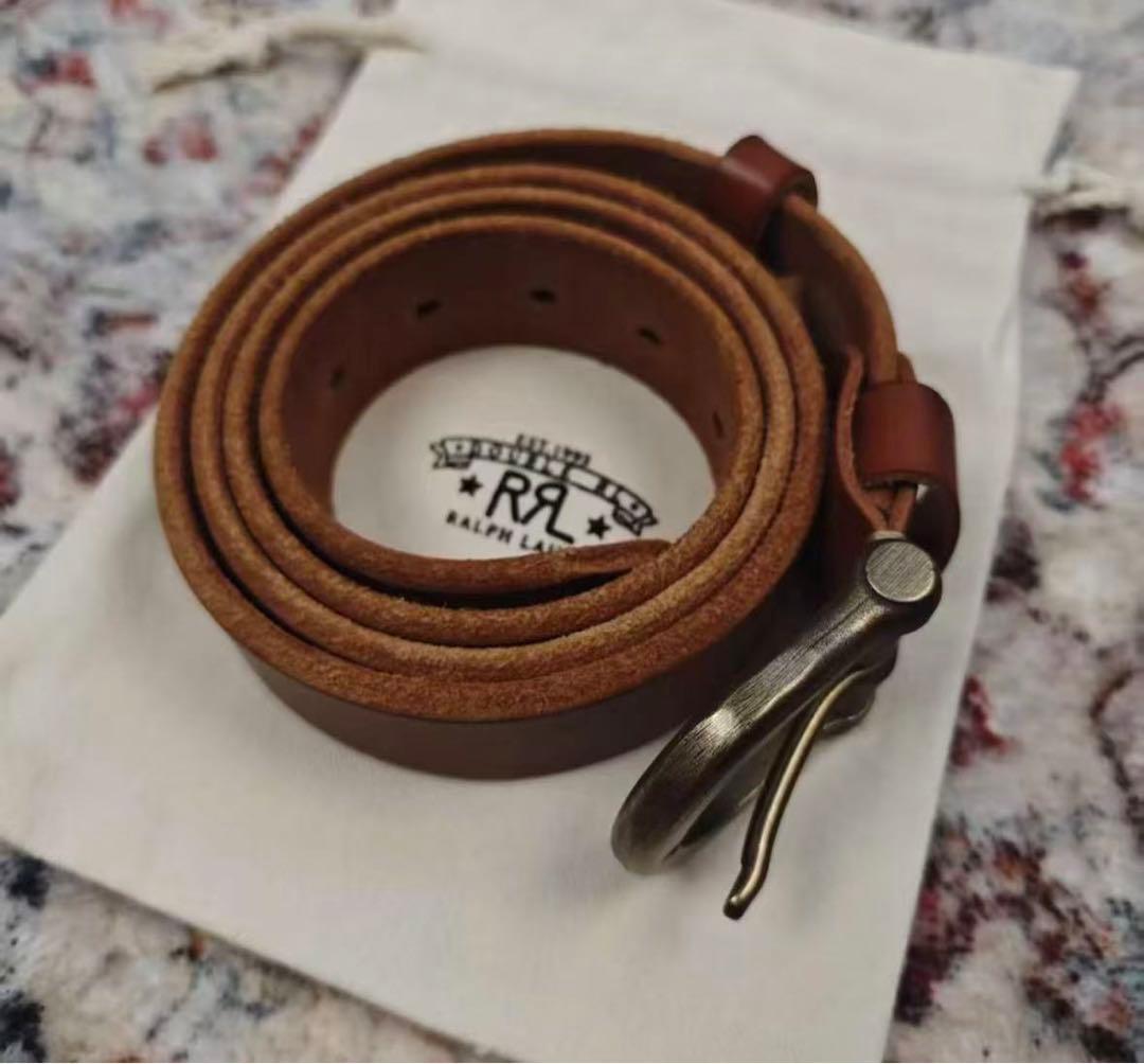 RRL（ダブルアールエル） レザーベルト RRL ダブルアールエル RALPH LAUREN レザーベルト【8145-004】 : 万代