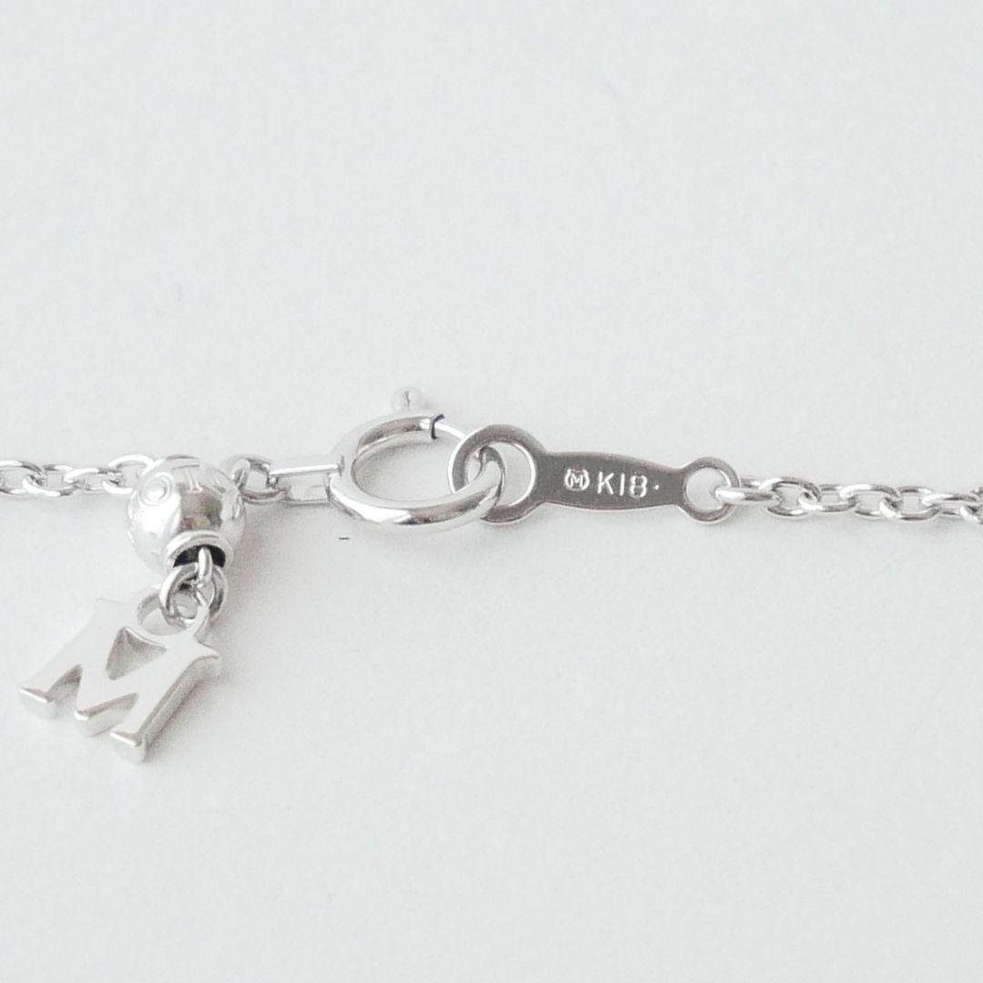 極美品【ミキモト】現行品 黒蝶パール 約10mm ダイヤ ペンダント