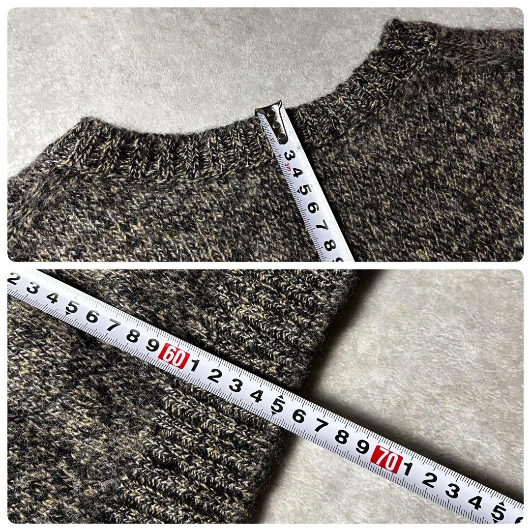 90s old L.L.BEAN スコットランド製ウール100% ニットセーター