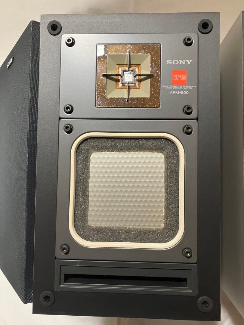 スピーカーシステム SONY ソニーAPM-500 美品 昭和レトロ 1set - メルカリ