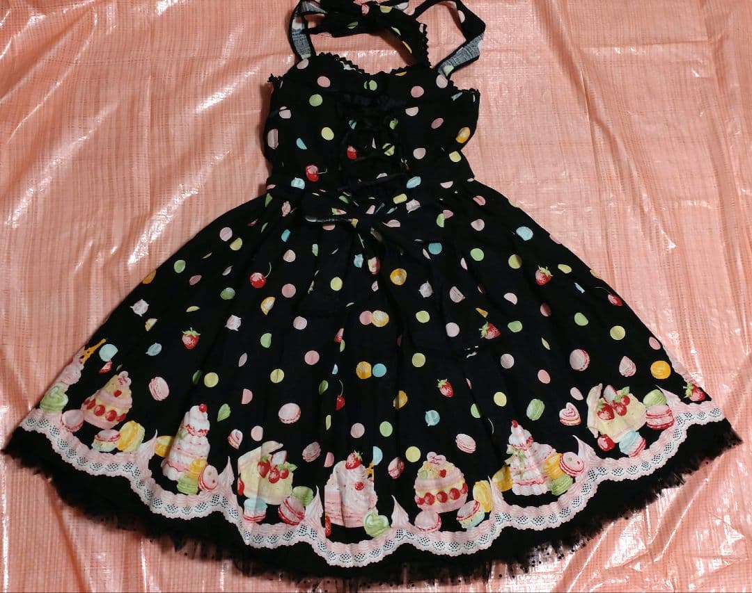 夢見るマカロンシリーズ ジャンパースカート Creamy sweet macaronジャンパースカート – BABY, THE STARS SHINE BRIGHT