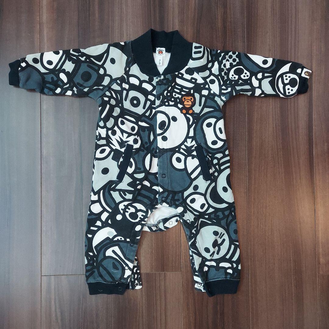 BAPE KIDSロンパース 70cmアベイシングエイプ