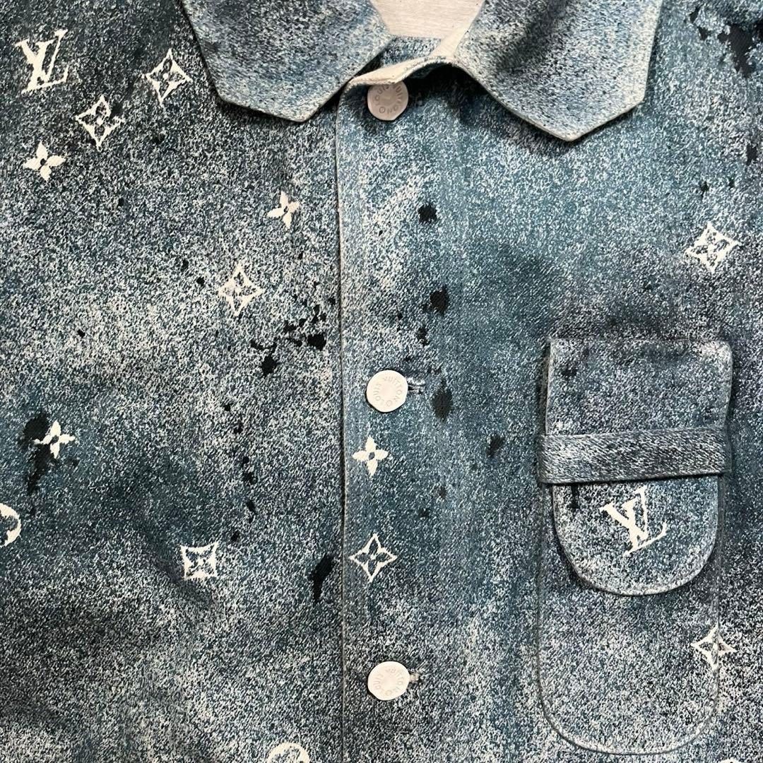 ルイヴィトン ワークウェアシャツ BTSテテ・吉沢亮着用 グラデーション