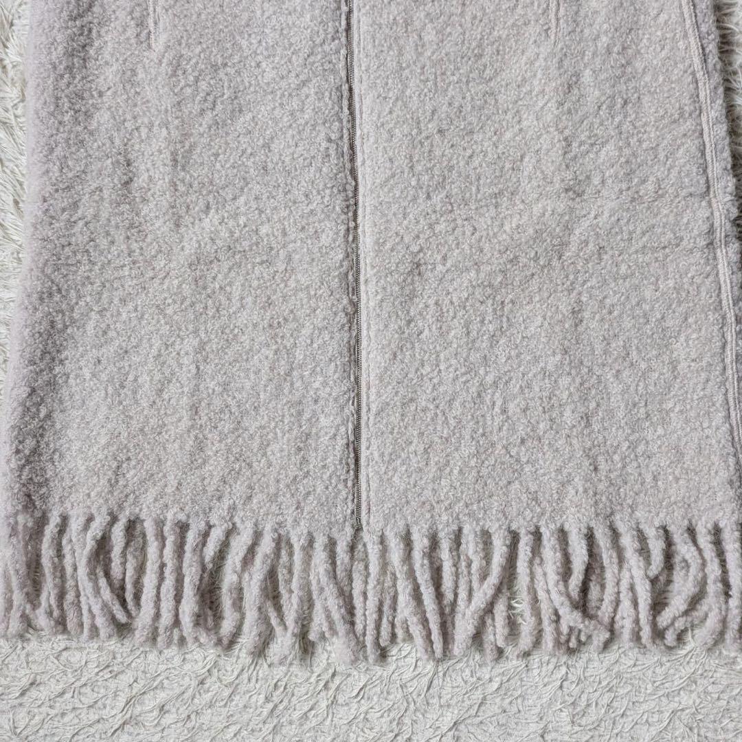 《新品タグ付》トゥモローランド/Ballsey アルパカループフリンジロングジレ